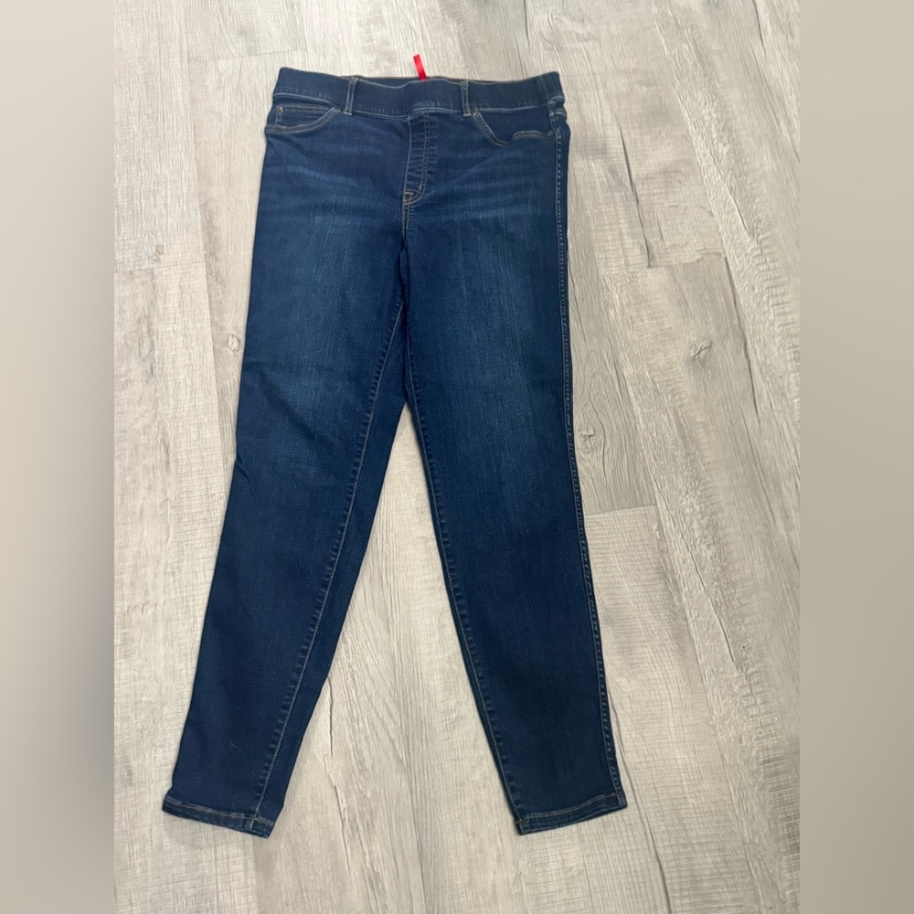 SPANX Blue Skinny Jeans Premium Denim